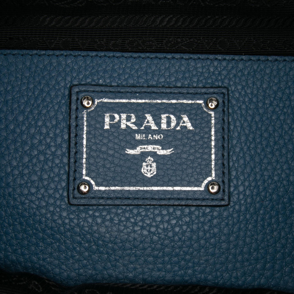 Prada Vitello Daino Open Convertible Tote