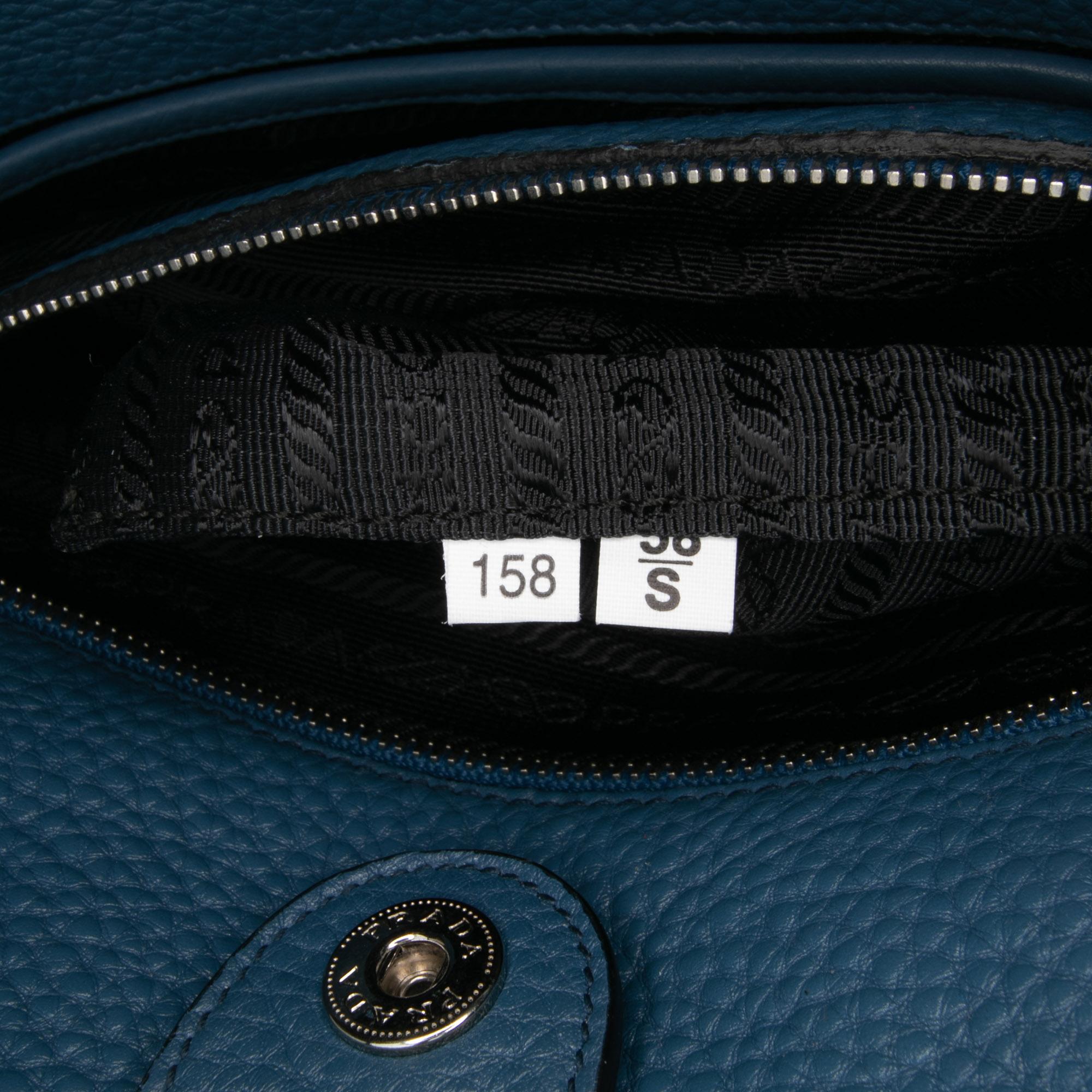 Prada Vitello Daino Open Convertible Tote