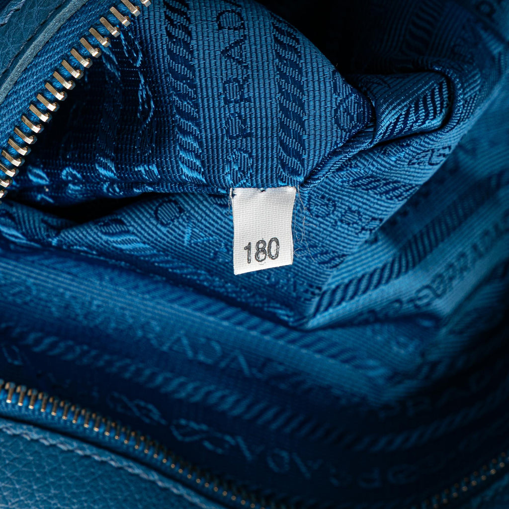 Prada Vitello Daino Open Convertible Tote