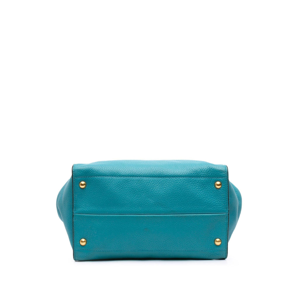 Prada Vitello Daino Open Convertible Tote