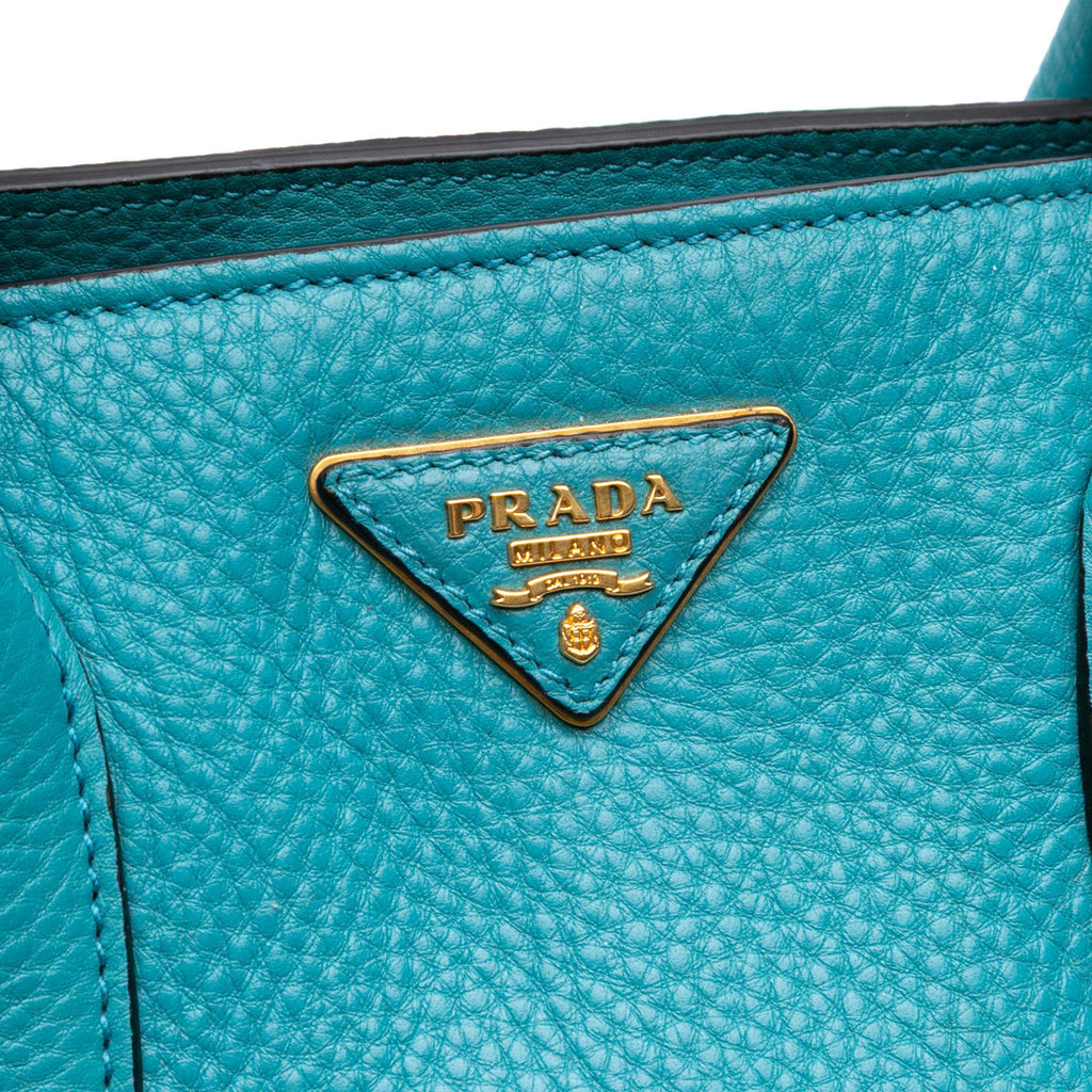 Prada Vitello Daino Open Convertible Tote