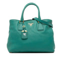 Prada Vitello Daino Open Convertible Tote
