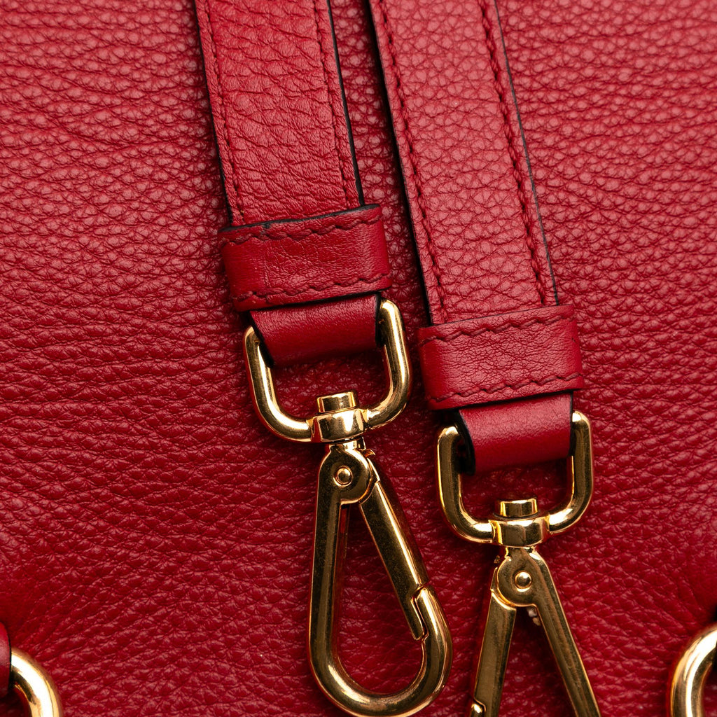Prada Vitello Daino Open Convertible Tote