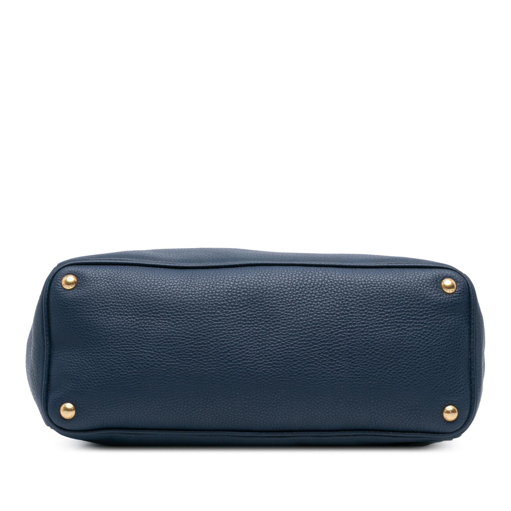 Prada Vitello Daino Open Convertible Tote