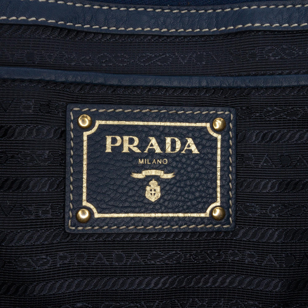 Prada Vitello Daino Open Convertible Tote