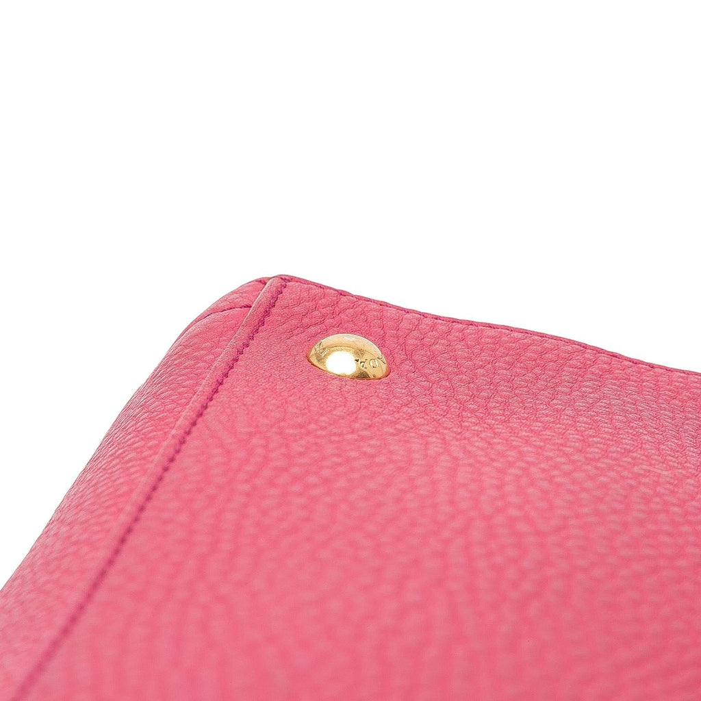 Prada Vitello Daino Open Convertible Tote