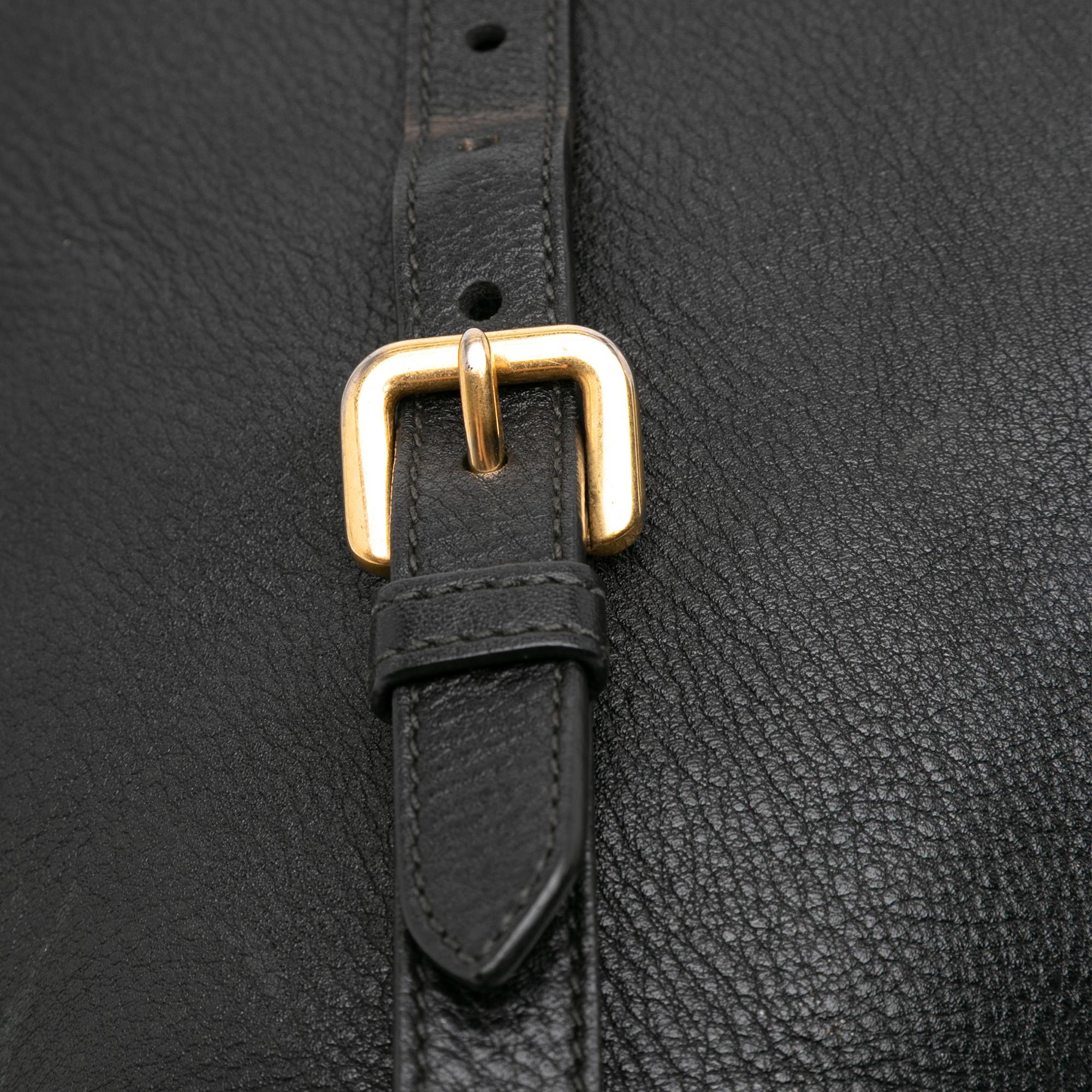 Prada Vitello Daino Open Convertible Tote