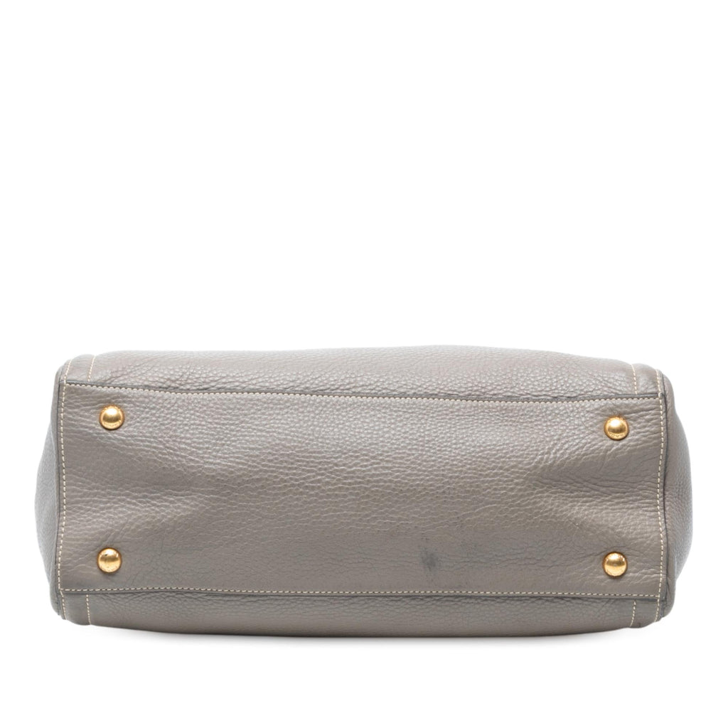 Prada Vitello Daino Open Convertible Tote