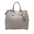 Prada Vitello Daino Open Convertible Tote
