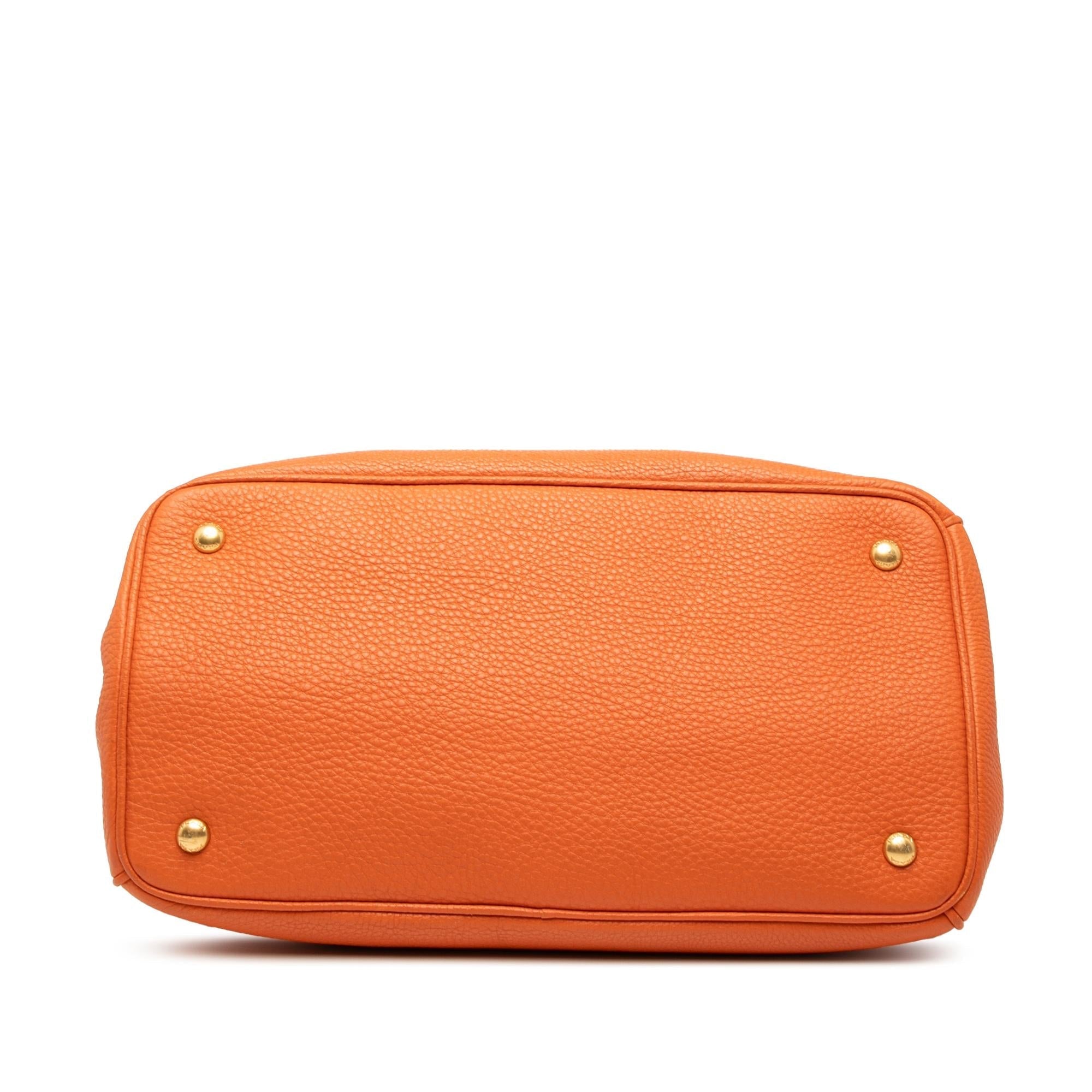 Prada Vitello Daino Open Convertible Tote