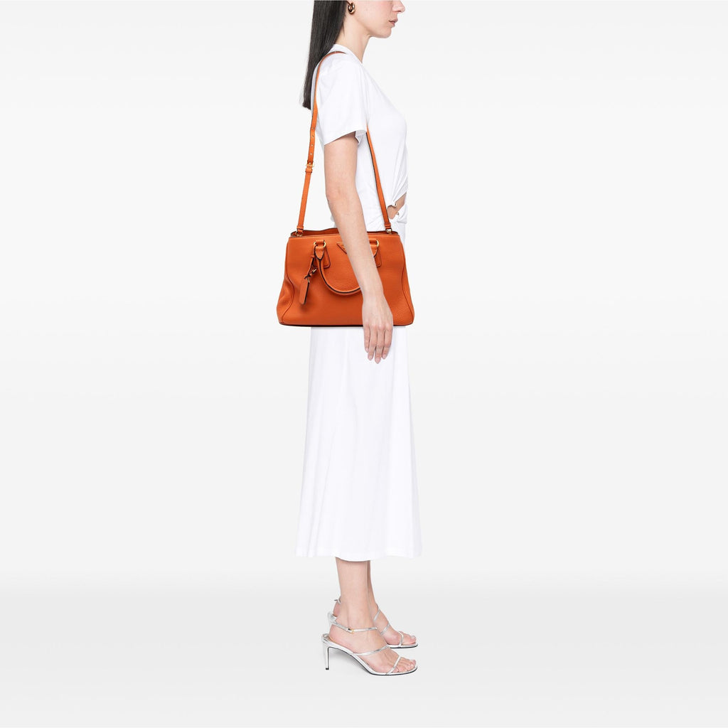 Prada Vitello Daino Open Convertible Tote