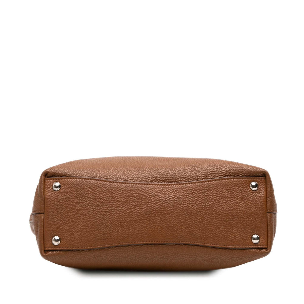 Prada Vitello Daino Open Convertible Tote