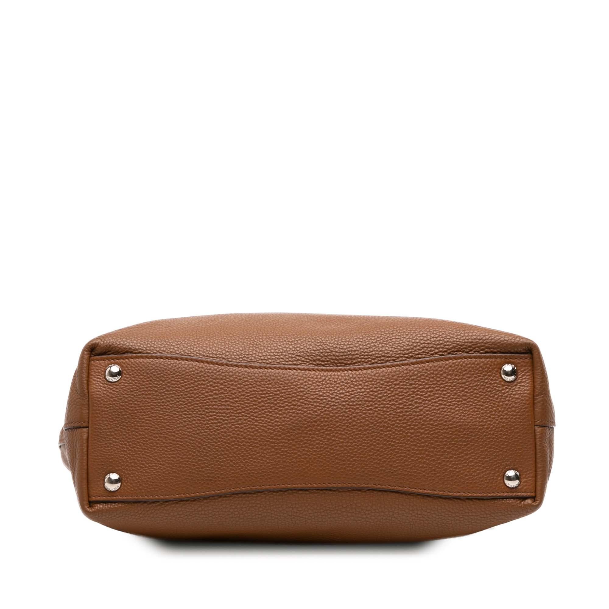 Prada Vitello Daino Open Convertible Tote