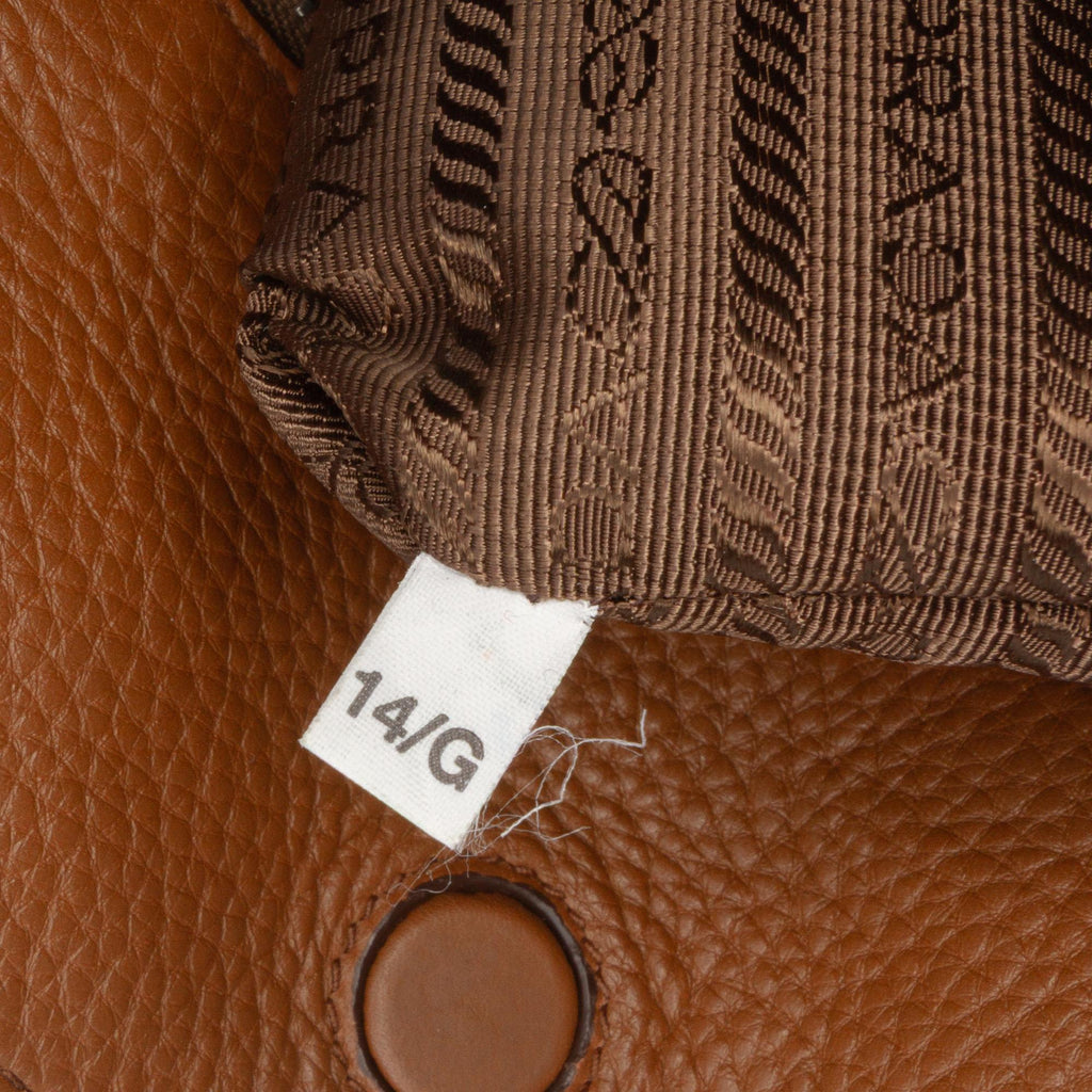 Prada Vitello Daino Open Convertible Tote