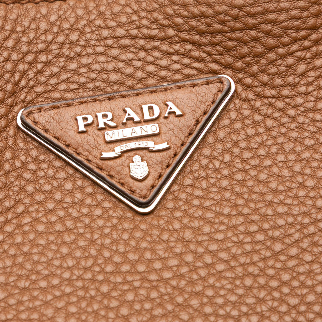 Prada Vitello Daino Open Convertible Tote