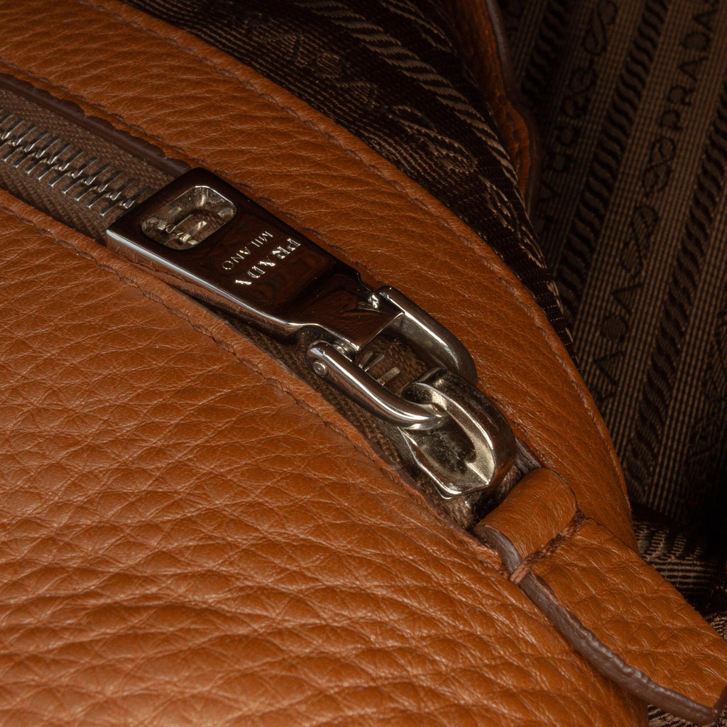 Prada Vitello Daino Open Convertible Tote
