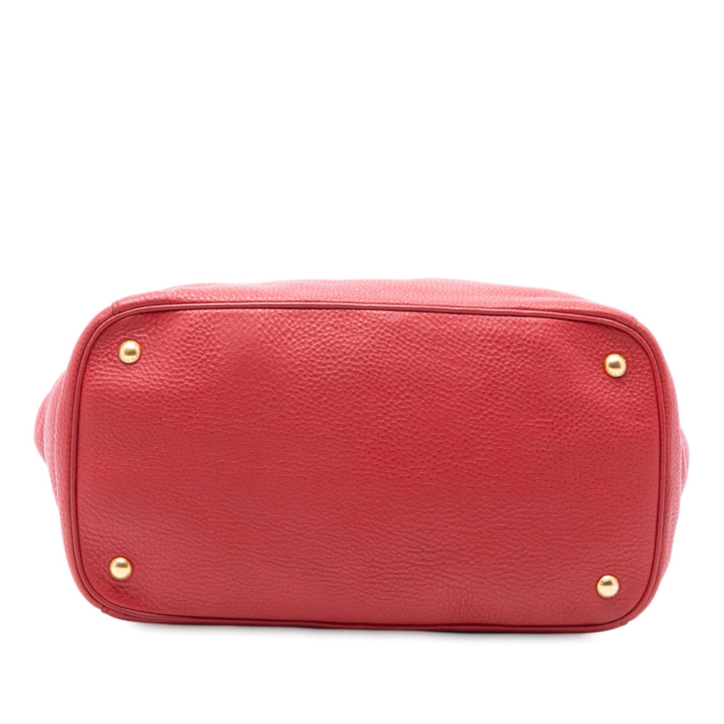 Prada Vitello Daino Open Convertible Tote