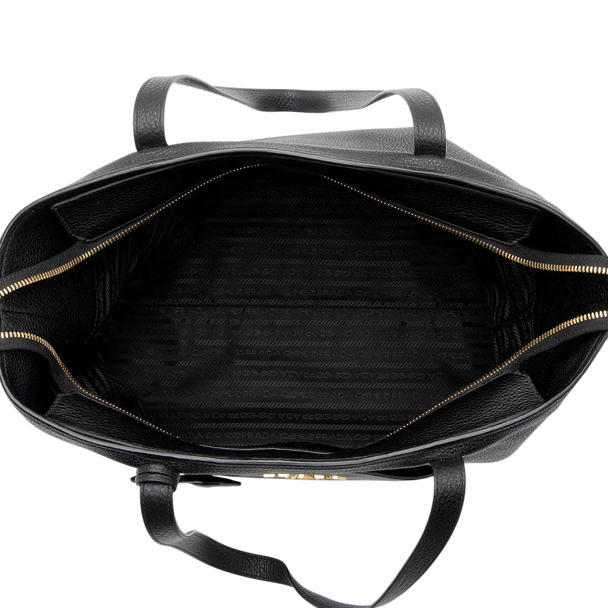 Prada Vitello Daino Pocket Shopping Tote (SHF-ArkUVK)