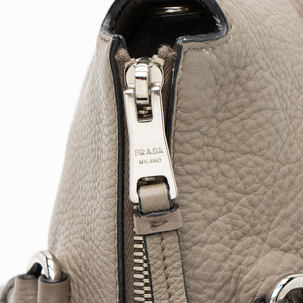 Prada Vitello Daino Zip Tote