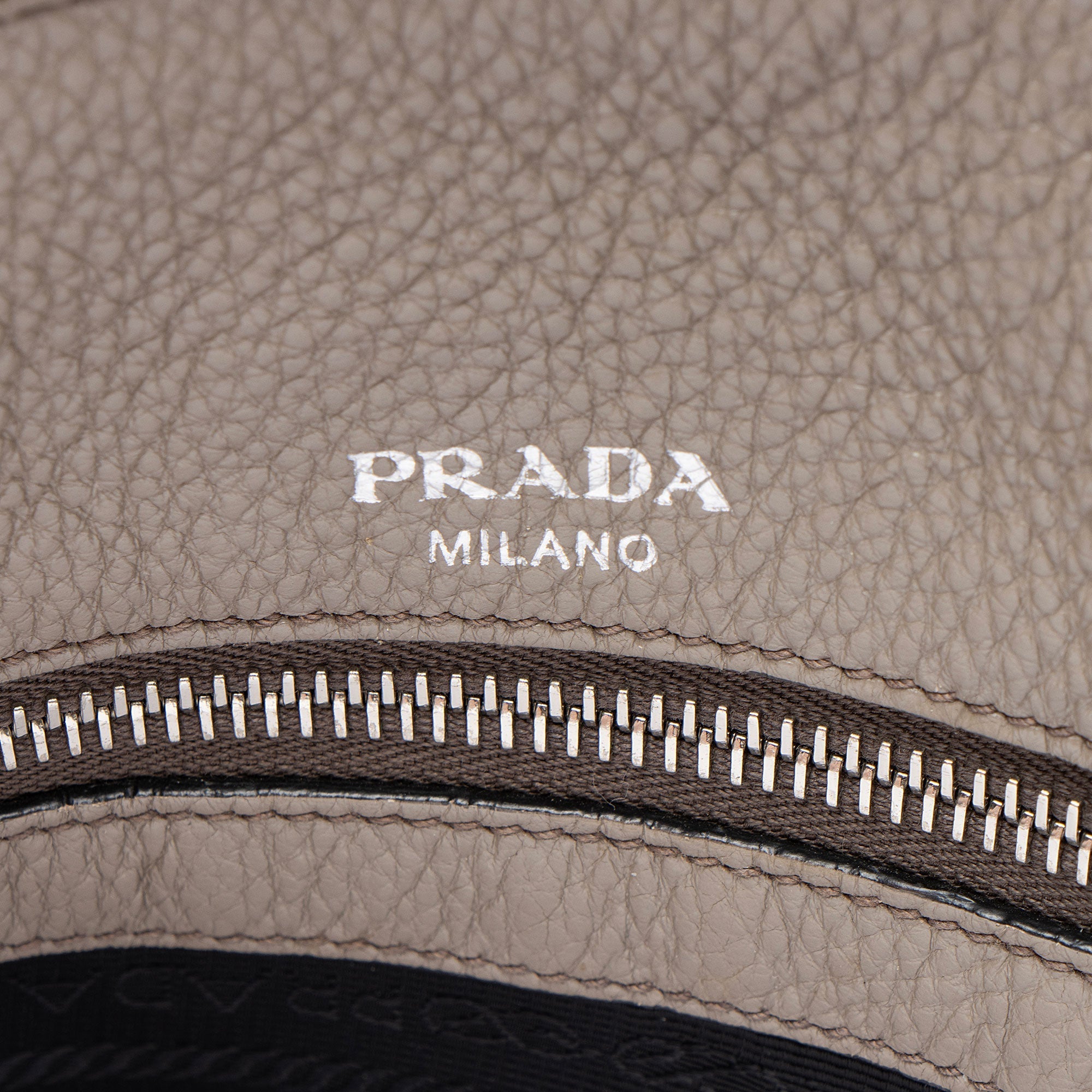 Prada Vitello Daino Zip Tote