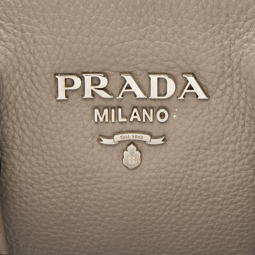 Prada Vitello Daino Zip Tote