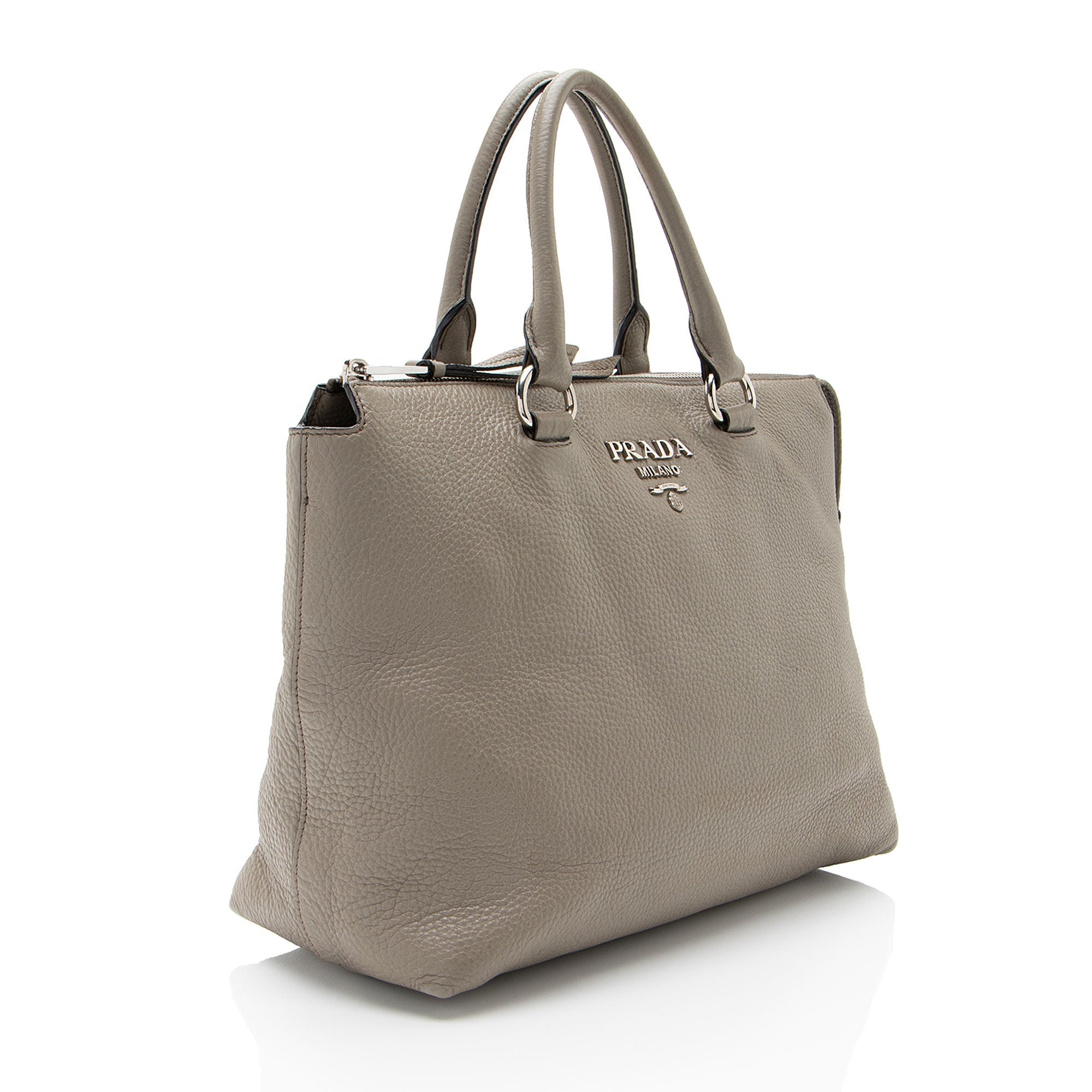 Prada Vitello Daino Zip Tote