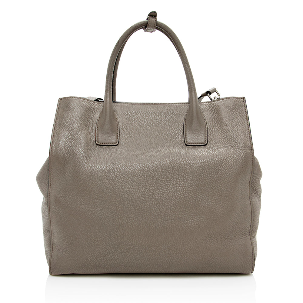Prada Vitello Daino Shopping Tote (SHF-14946)