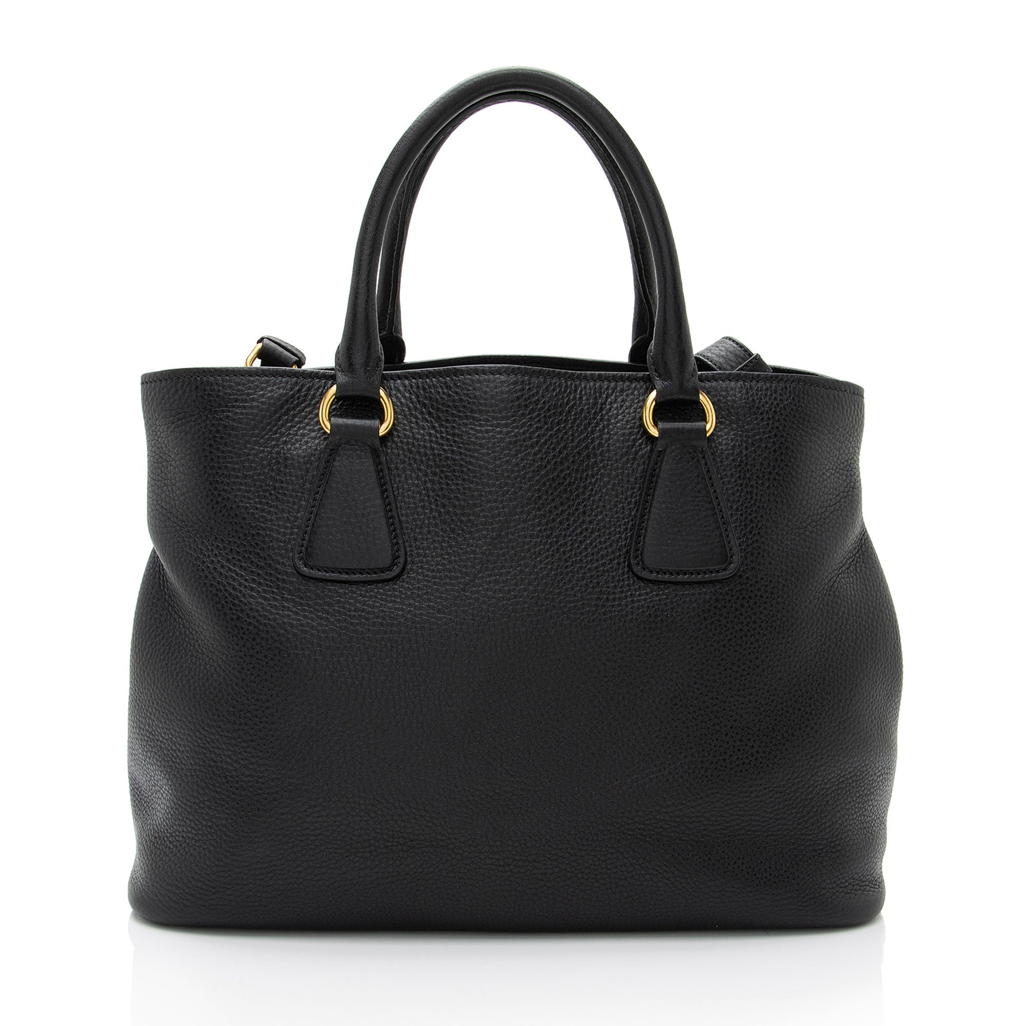 Prada Vitello Daino Shopping Tote (SHF-rtAZE9)