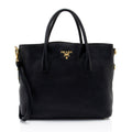 Prada Vitello Daino Shopping Tote (SHF-I79QkY)