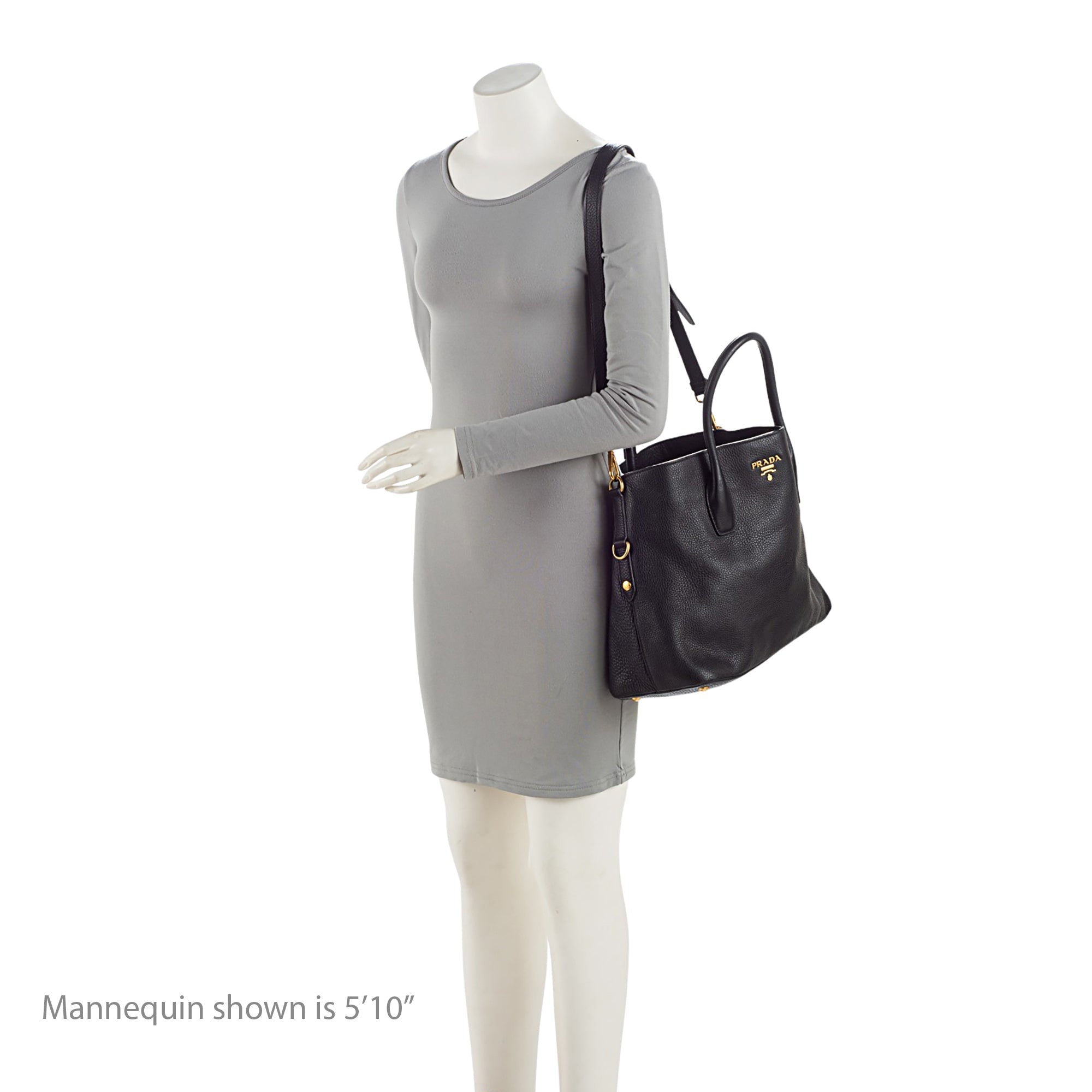 Prada Vitello Daino Shopping Tote (SHF-I79QkY)