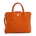 Prada Vitello Daino Shopping Tote (SHF-O52UVd)