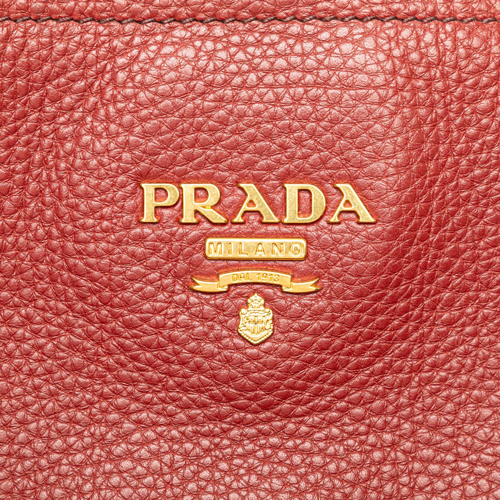 Prada Vitello Daino Shopping Tote