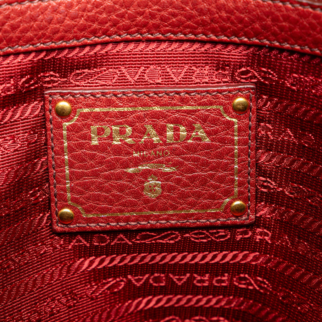 Prada Vitello Daino Shopping Tote