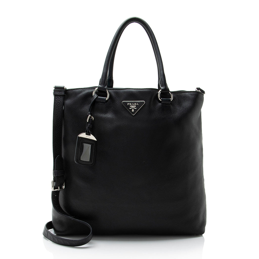 Prada Vitello Daino Shopping Tote