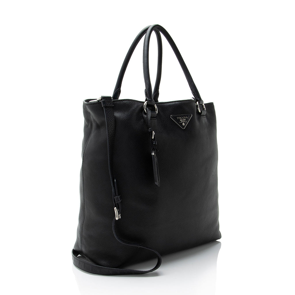 Prada Vitello Daino Shopping Tote
