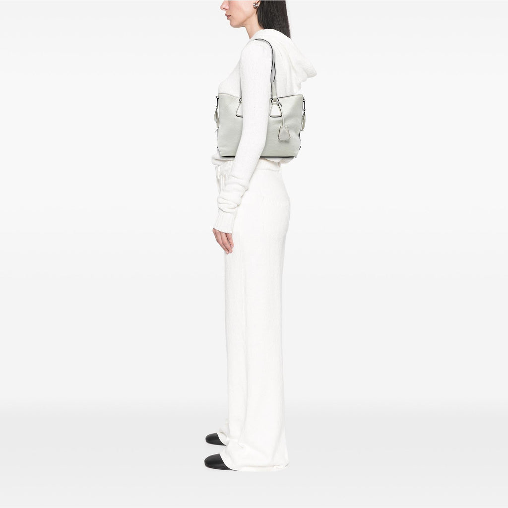 Prada Vitello Daino Side Zip Tote