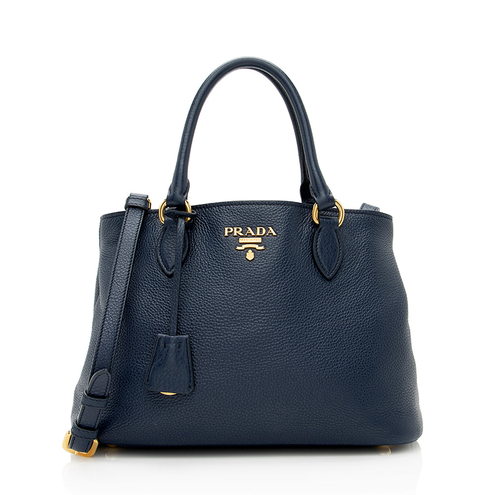 Prada Vitello Daino Small Tote (SHF-21570)