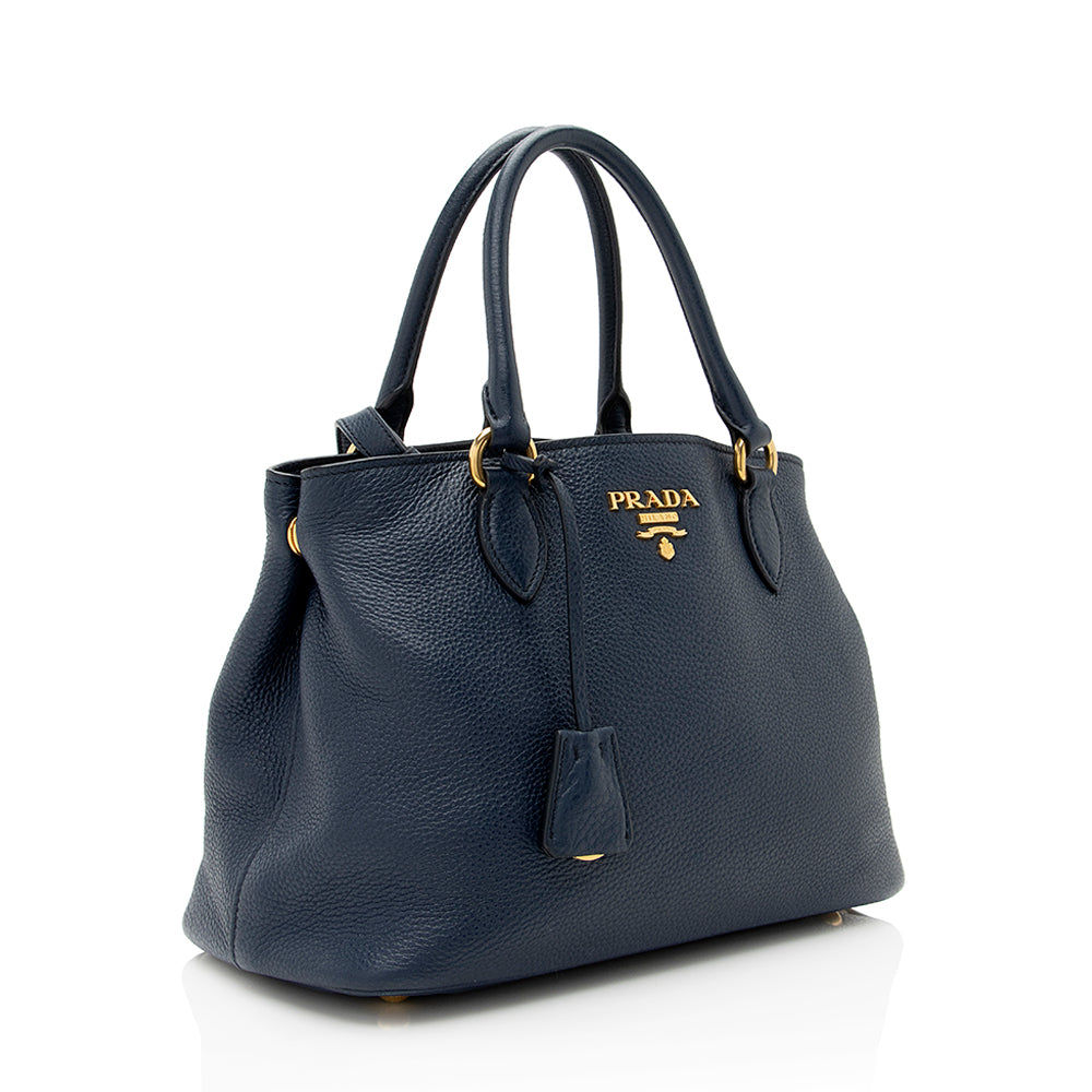 Prada Vitello Daino Small Tote (SHF-21570)