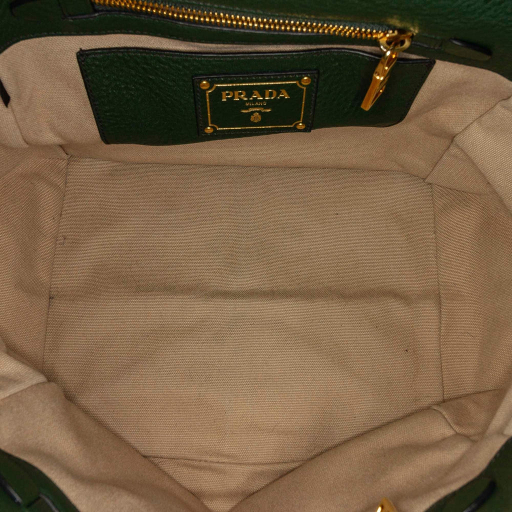 Prada Vitello Daino Tote Bag (SHG-16965)