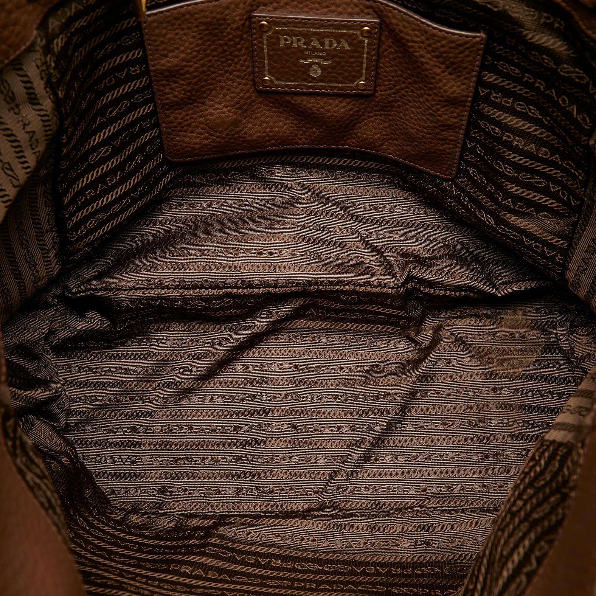Prada Vitello Daino Tote Bag (SHG-27744)