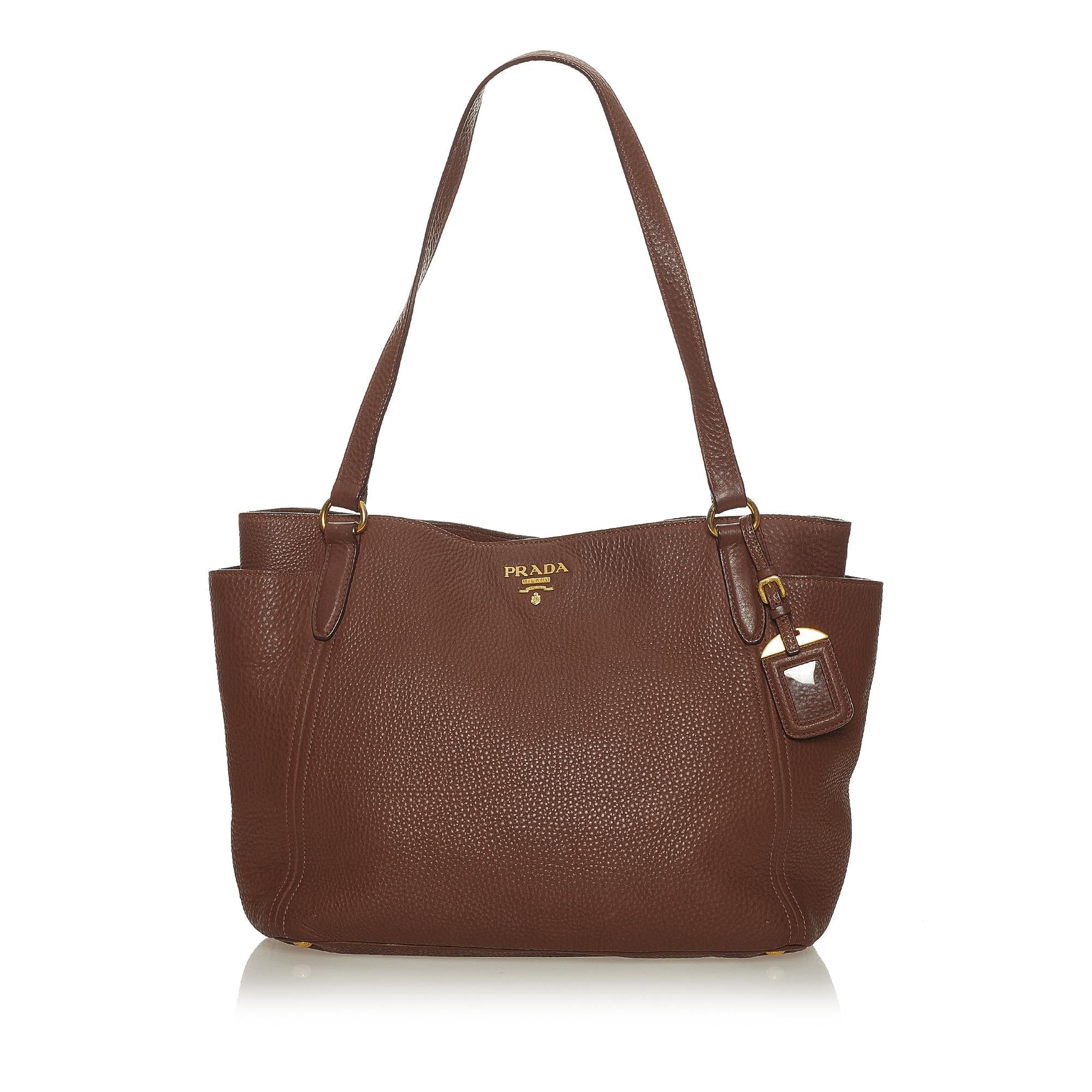 Prada Vitello Daino Tote Bag (SHG-27744)