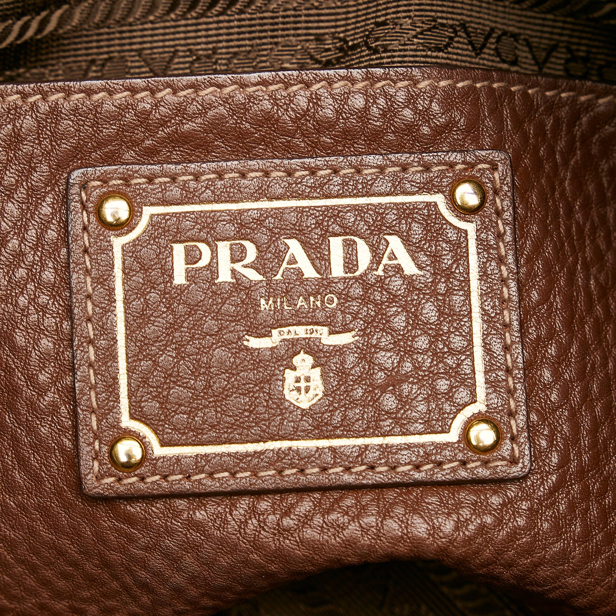 Prada Vitello Daino Tote Bag (SHG-29094)