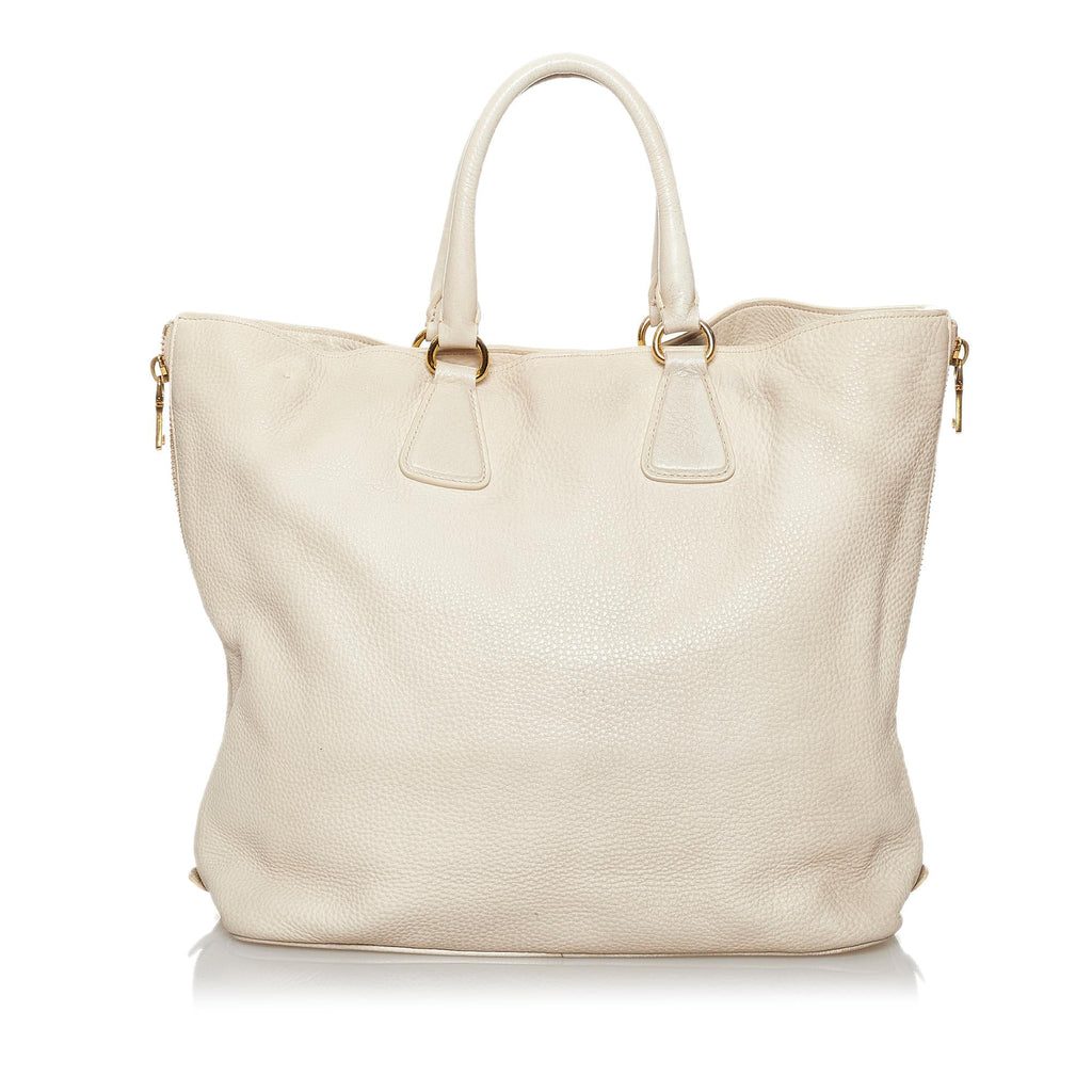 Prada Vitello Daino Tote Bag (SHG-29698)