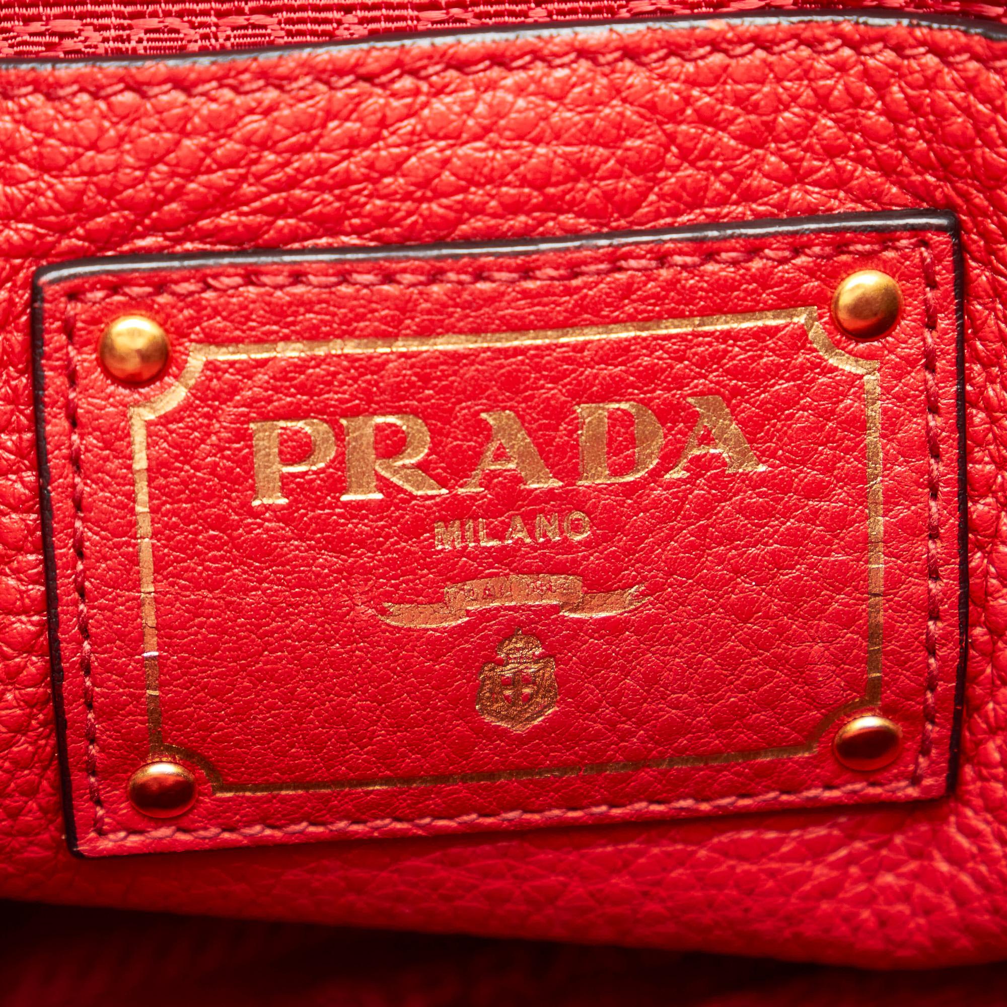 Prada Vitello Daino Tote Bag (SHG-29806)