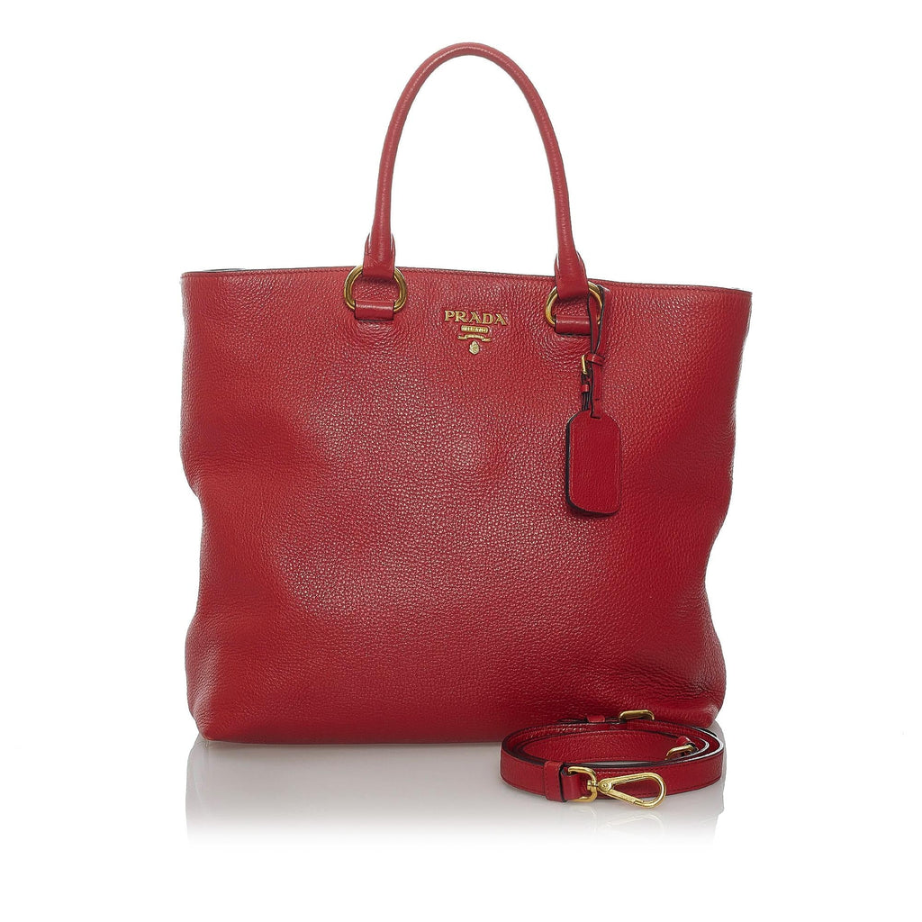 Prada Vitello Daino Tote Bag (SHG-29806)