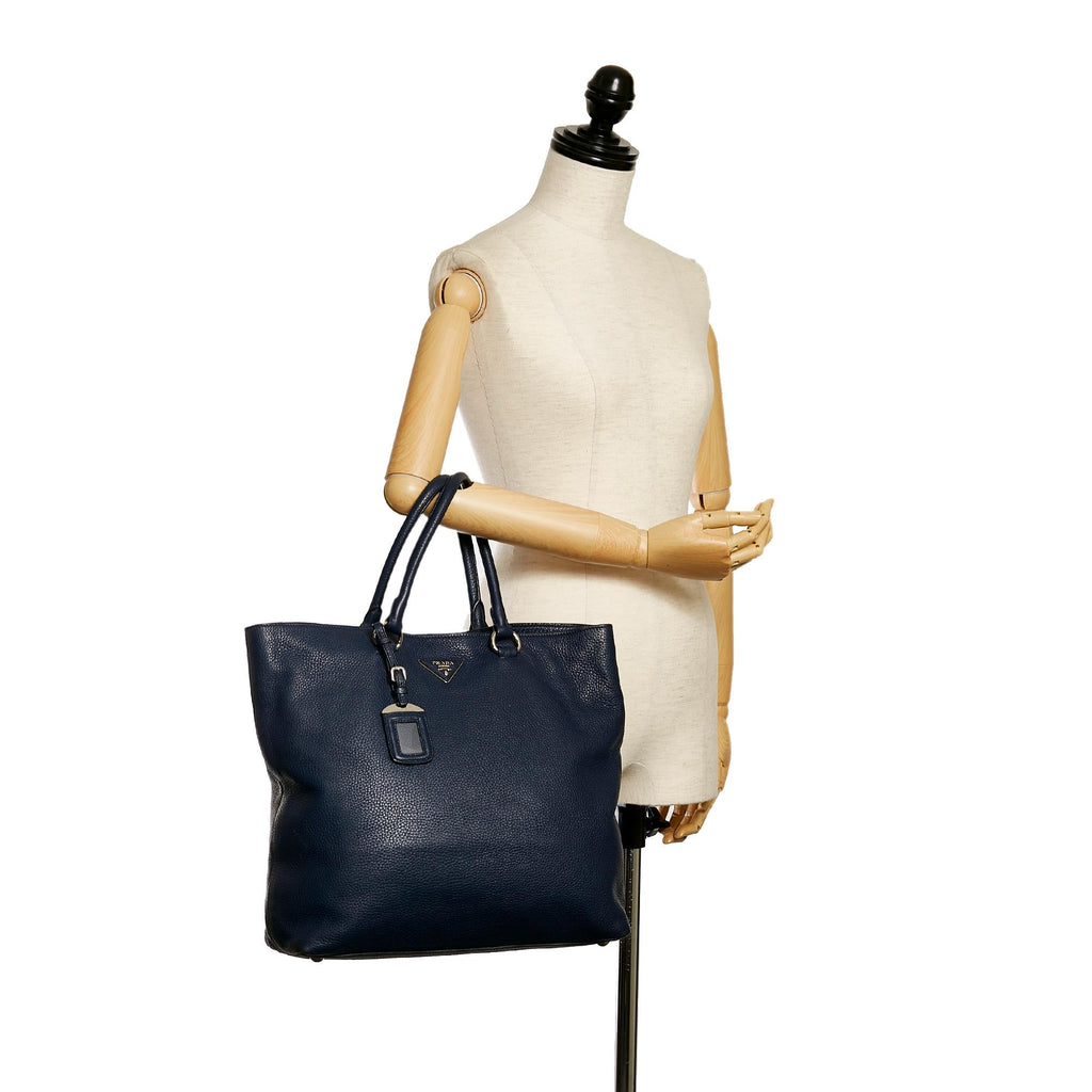 Prada Vitello Daino Tote Bag (SHG-32006)