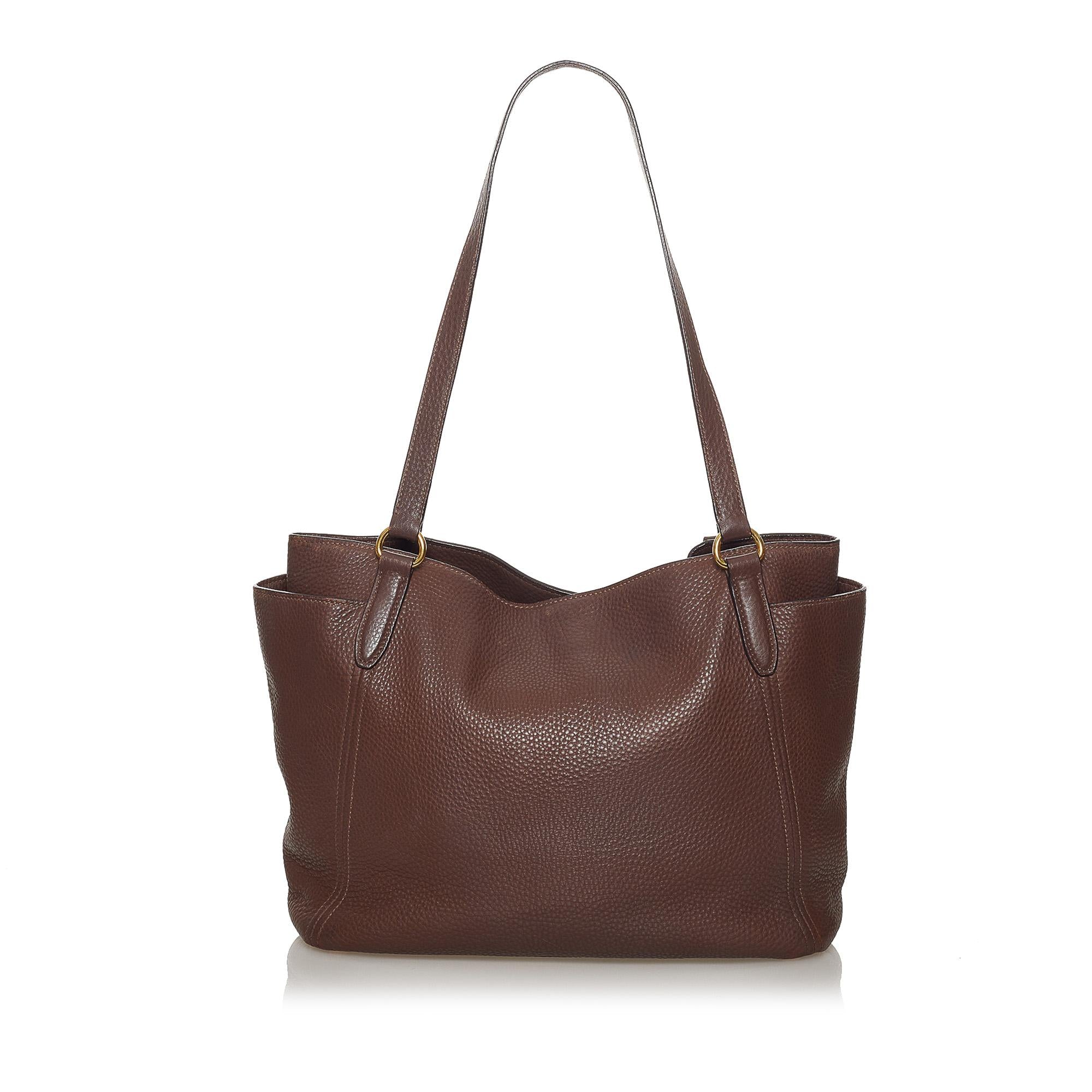 Prada Vitello Daino Tote Bag (SHG-33414)