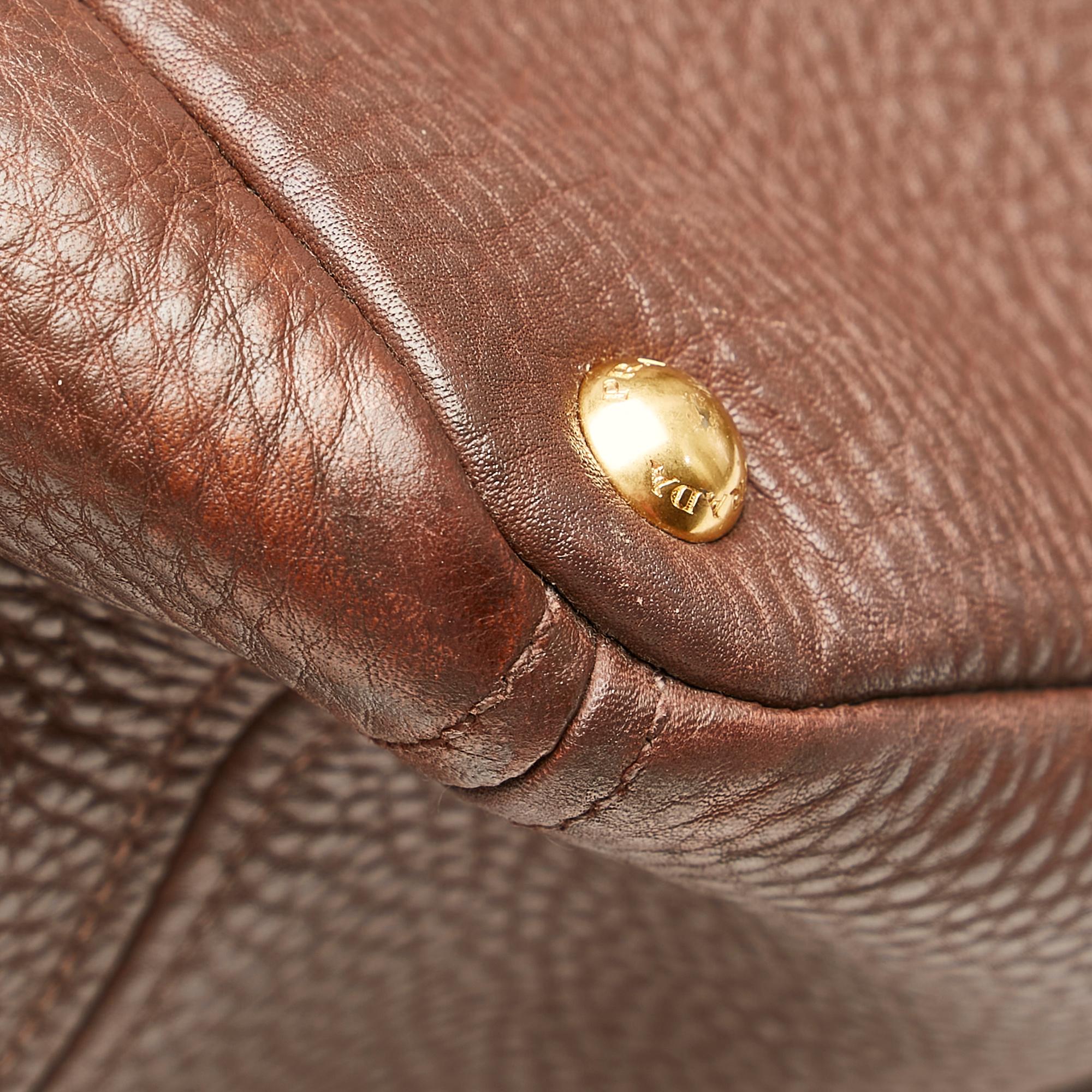 Prada Vitello Daino Tote Bag (SHG-33414)