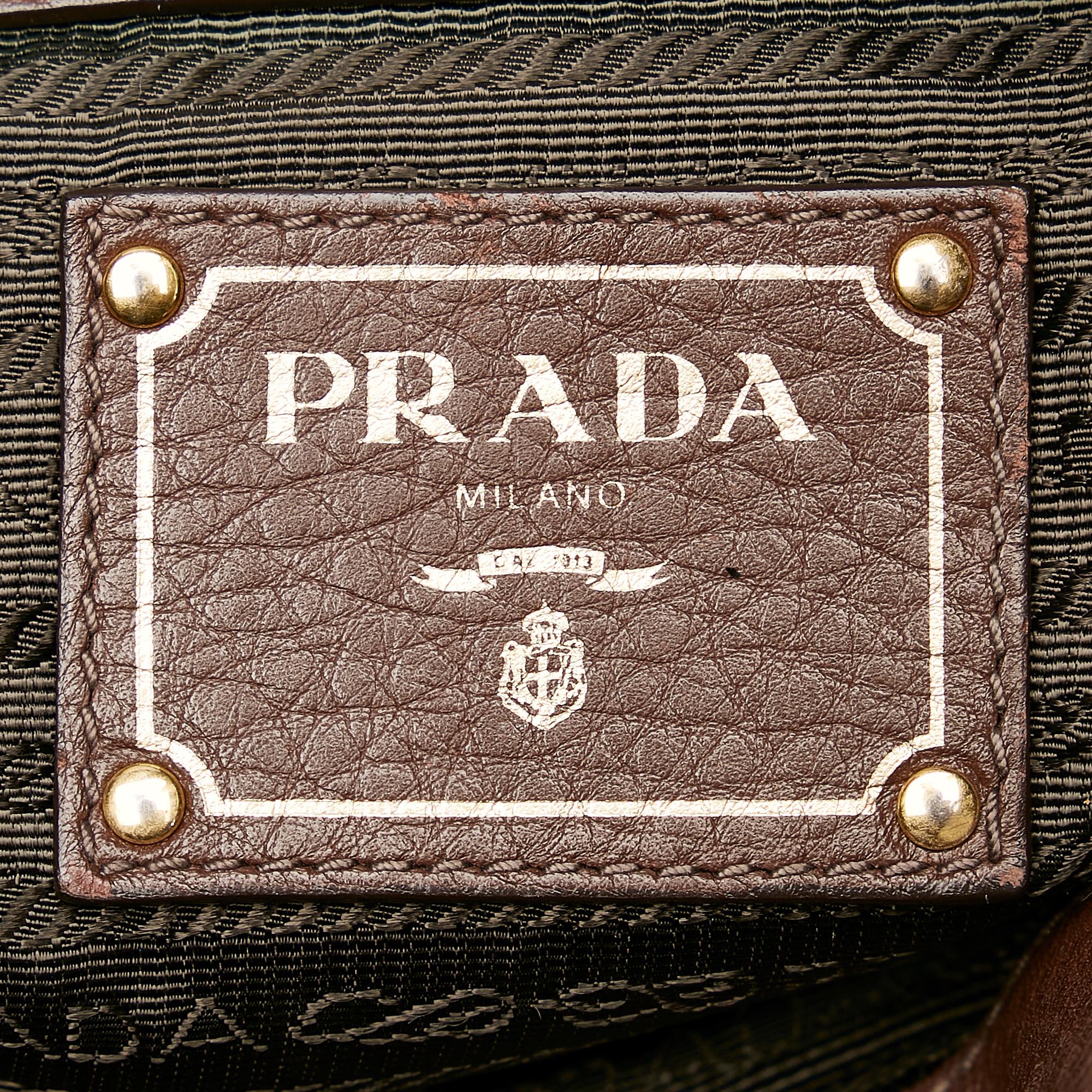 Prada Vitello Daino Tote Bag (SHG-33845)