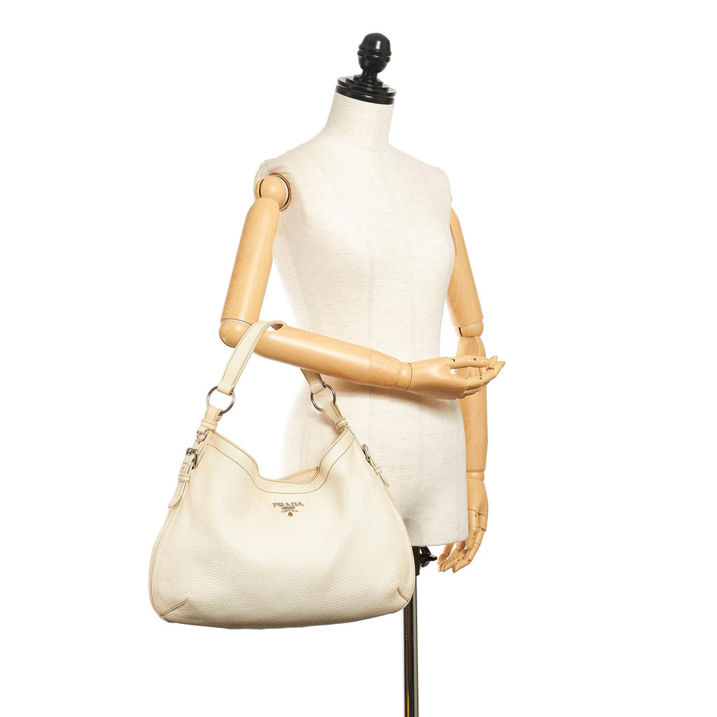 Prada Vitello Daino Tote Bag (SHG-34137)